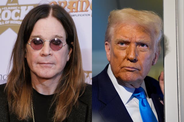 <p>Ozzy Osbourne and Donald Trump</p>