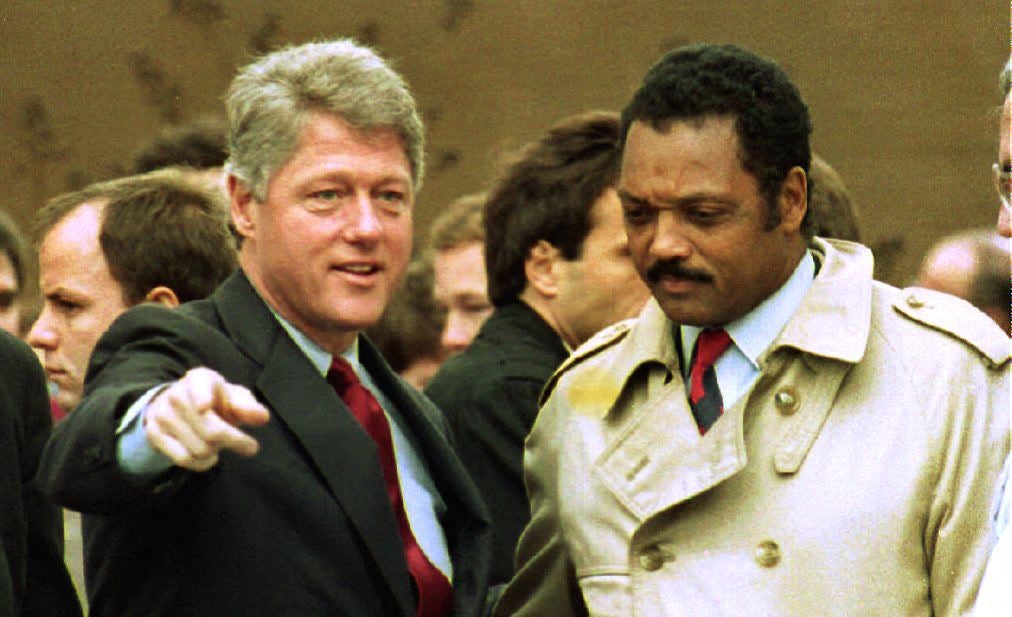 Jackson supported Bill Clinton’s presidency but the two had several contentious moments publicly leading up to his endorsement