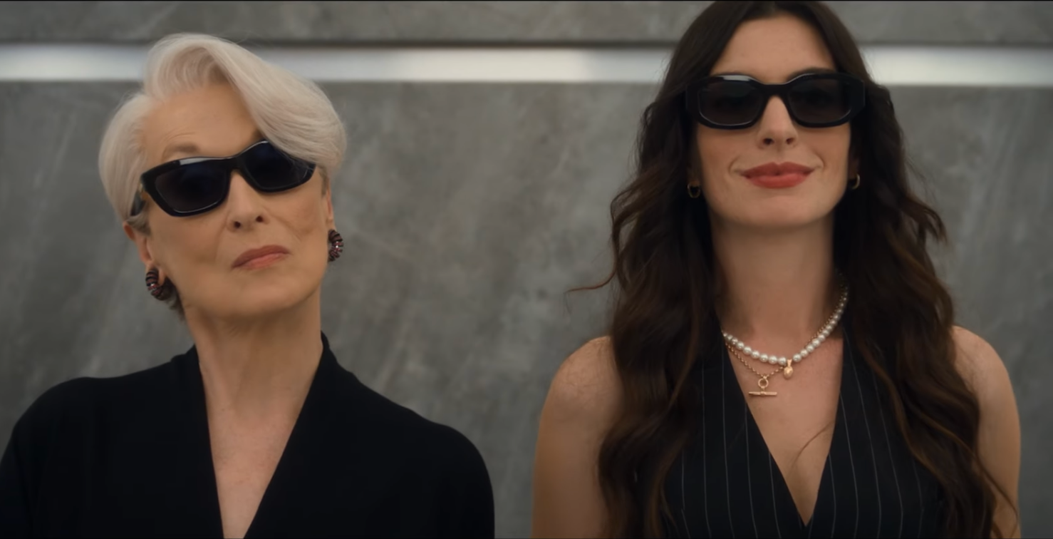 <p>Meryl Streep and Anne Hathaway in ‘The Devil Wears Prada 2’</p>