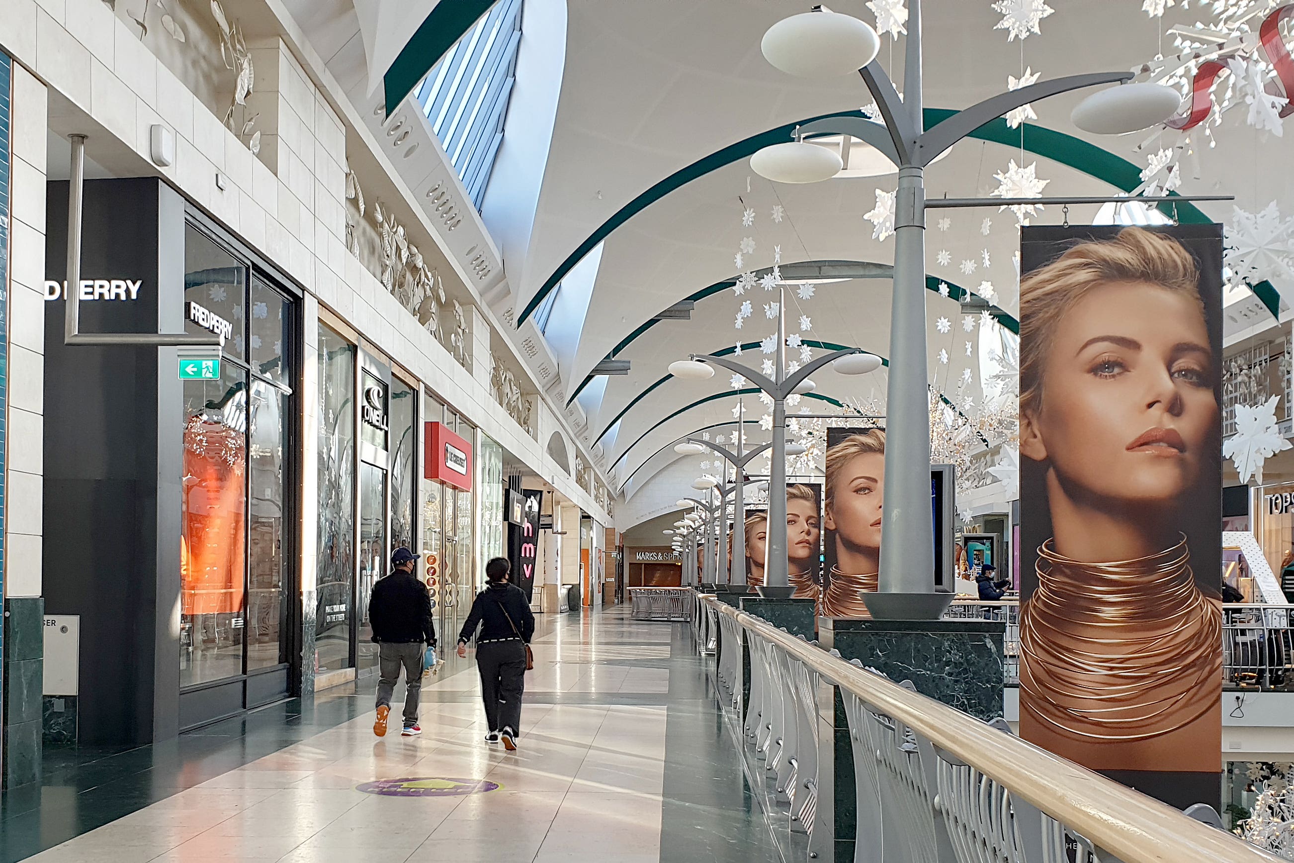 A view of Bluewater shopping centre in Stone, Kent (Gareth Fuller/PA)