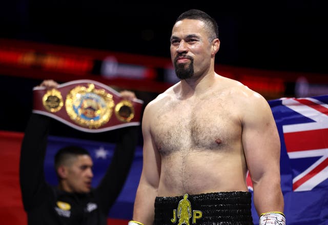 <p>Joseph Parker was stopped by Fabio Wardley in October</p>