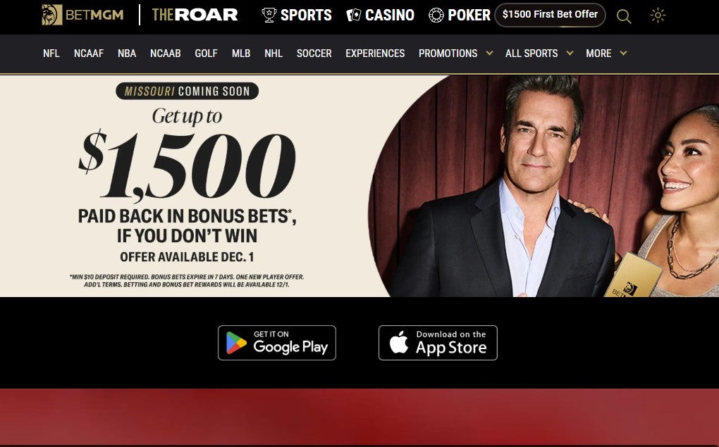 Use the BetMGM bonus code INDEPENBET when signing up on or after November 17