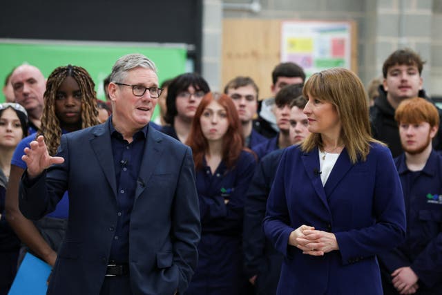 The Chancellor, right, had been expected to hike income tax in the face of a yawning gap in her spending plans (Temilade Adelaja/PA)