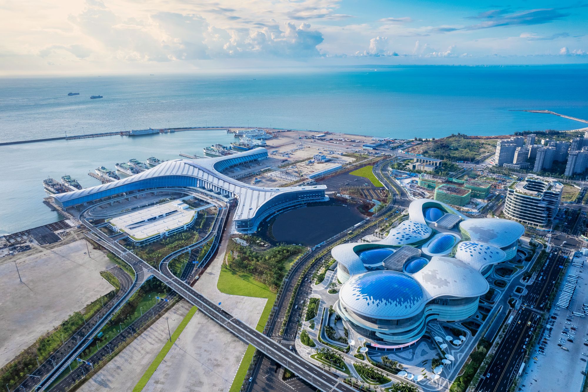 The Haikou International Duty-Free City in Haikou, Hainan province