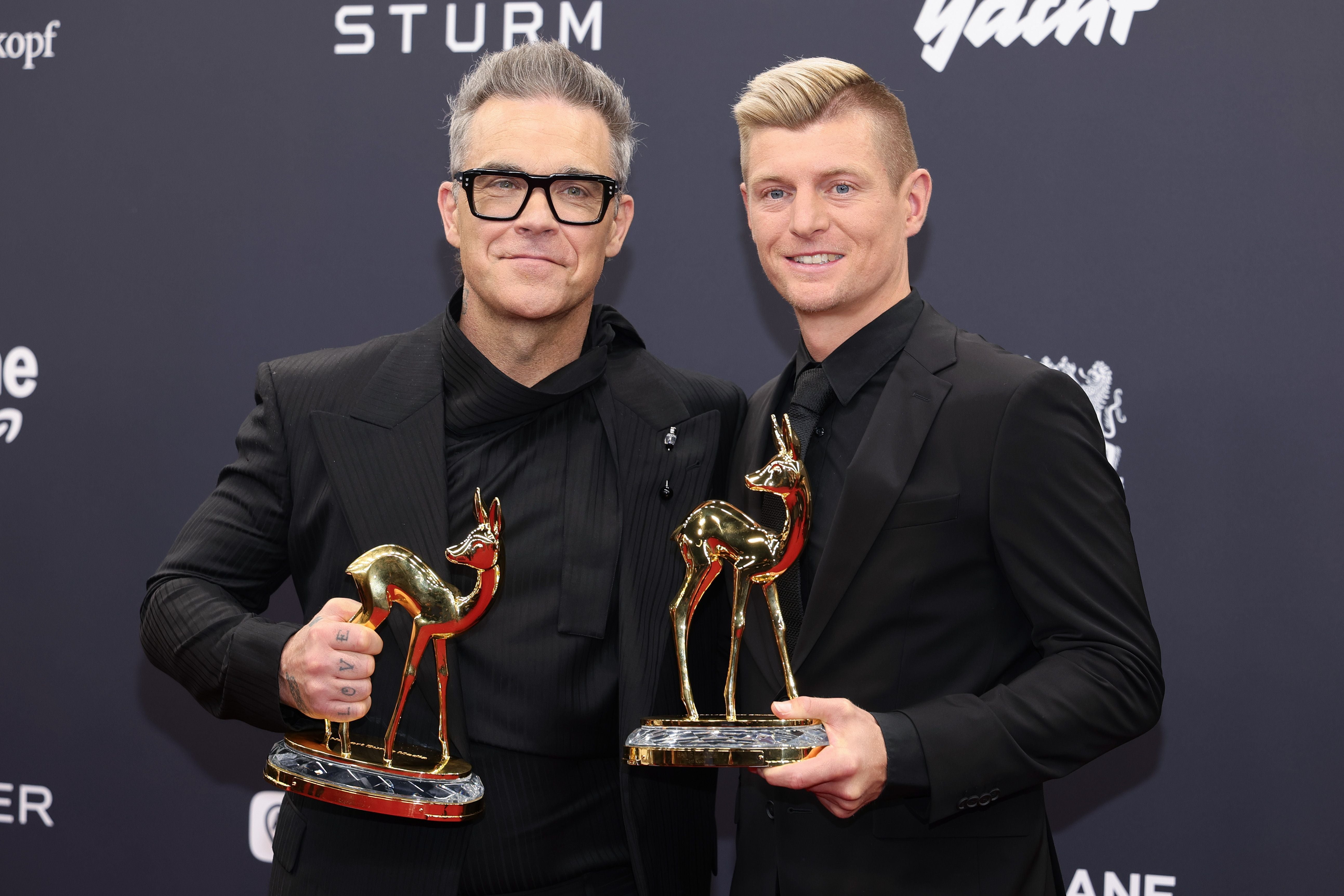 <p>Robbie Williams in 2024</p>