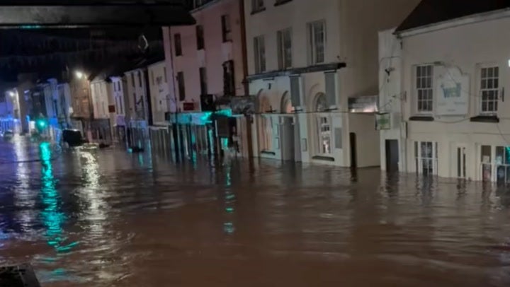 Storm Claudia caused devastating flooding in Monmouth, Wales