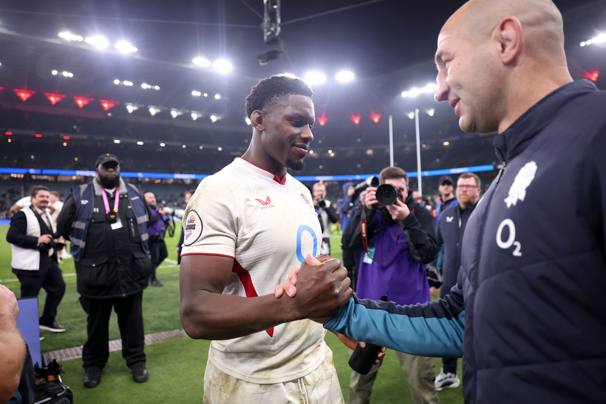 Maro Itoje and Steve Borthwick will hope to lead England to Six Nations success