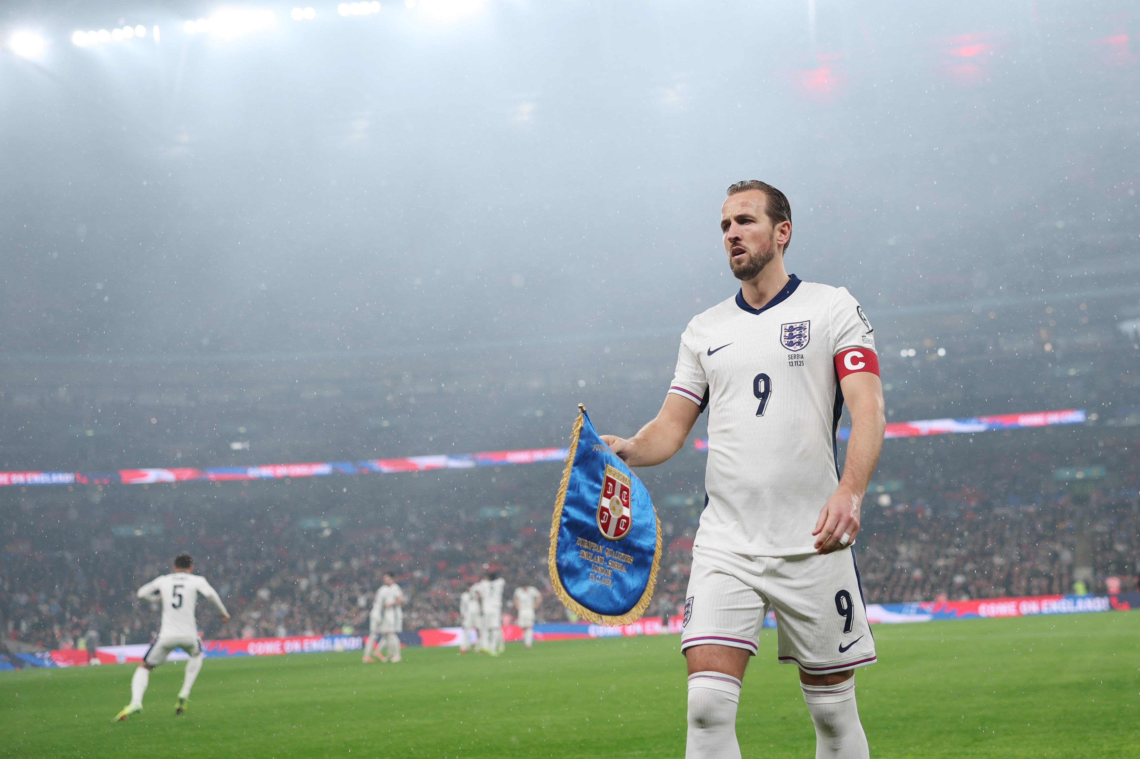 <p>Harry Kane will hope to lead England to World Cup glory next summer</p>