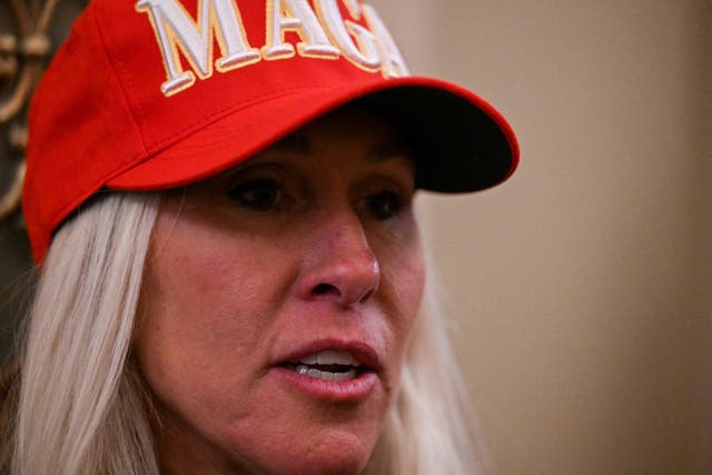 <p>Rep. Marjorie Taylor Greene has made clear that her differences with the White House extend past Jeffrey Epstein</p>