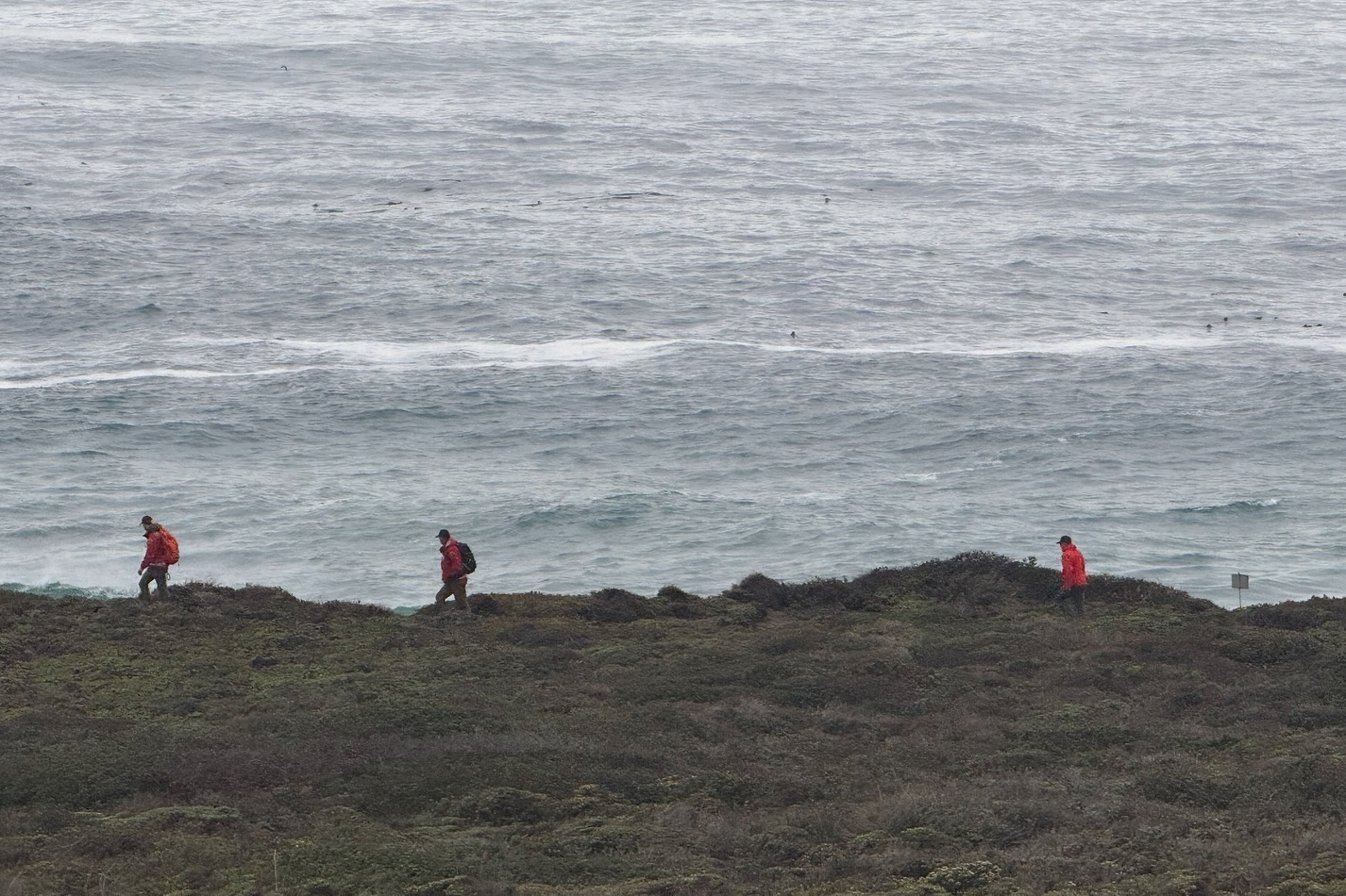 Rescuers are searching for a 5-year-old girl who was pulled by massive waves into the Pacific Ocean at Garrapata State Beach near Carmel, California