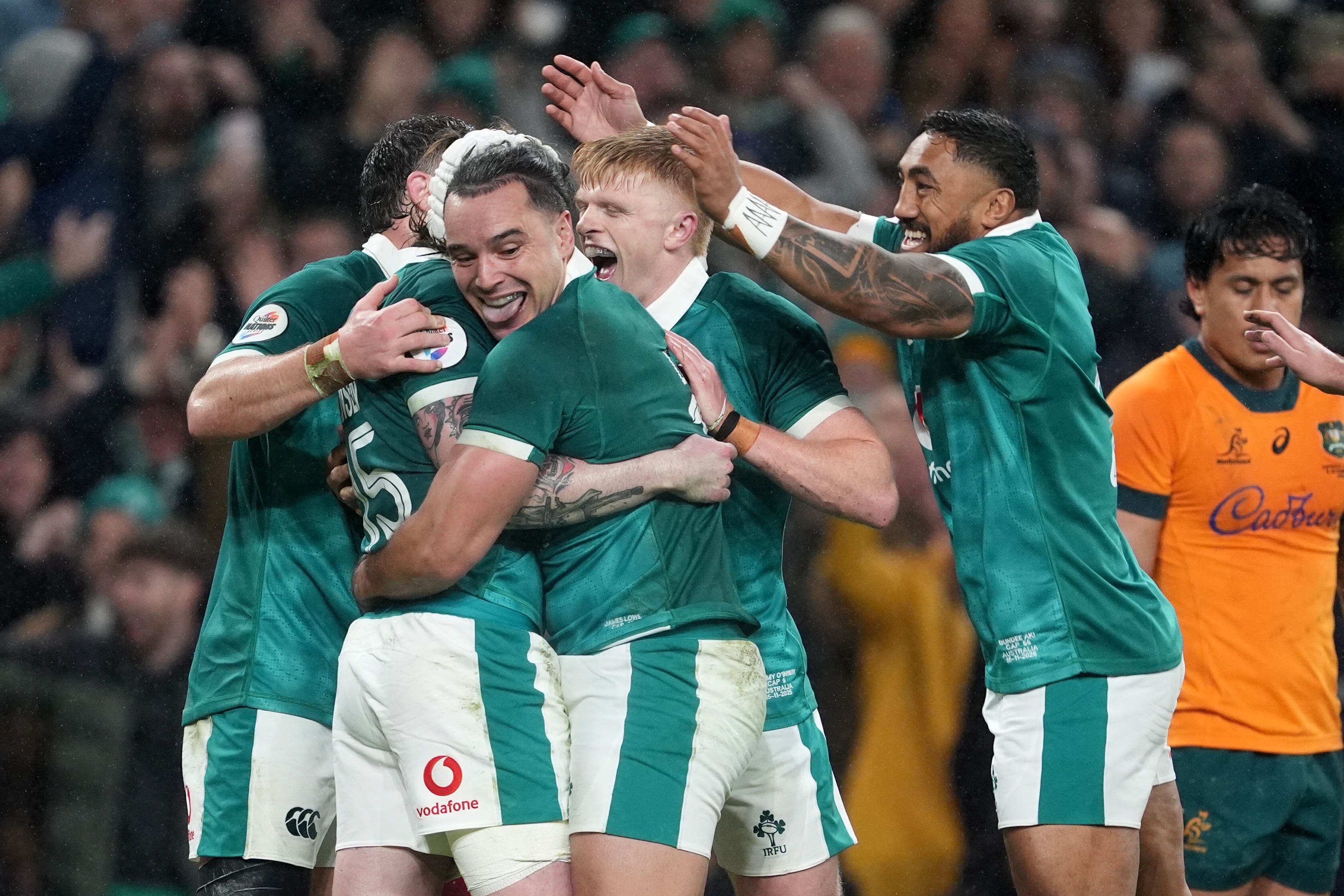 Ireland are in an improved mood after thrashing Australia