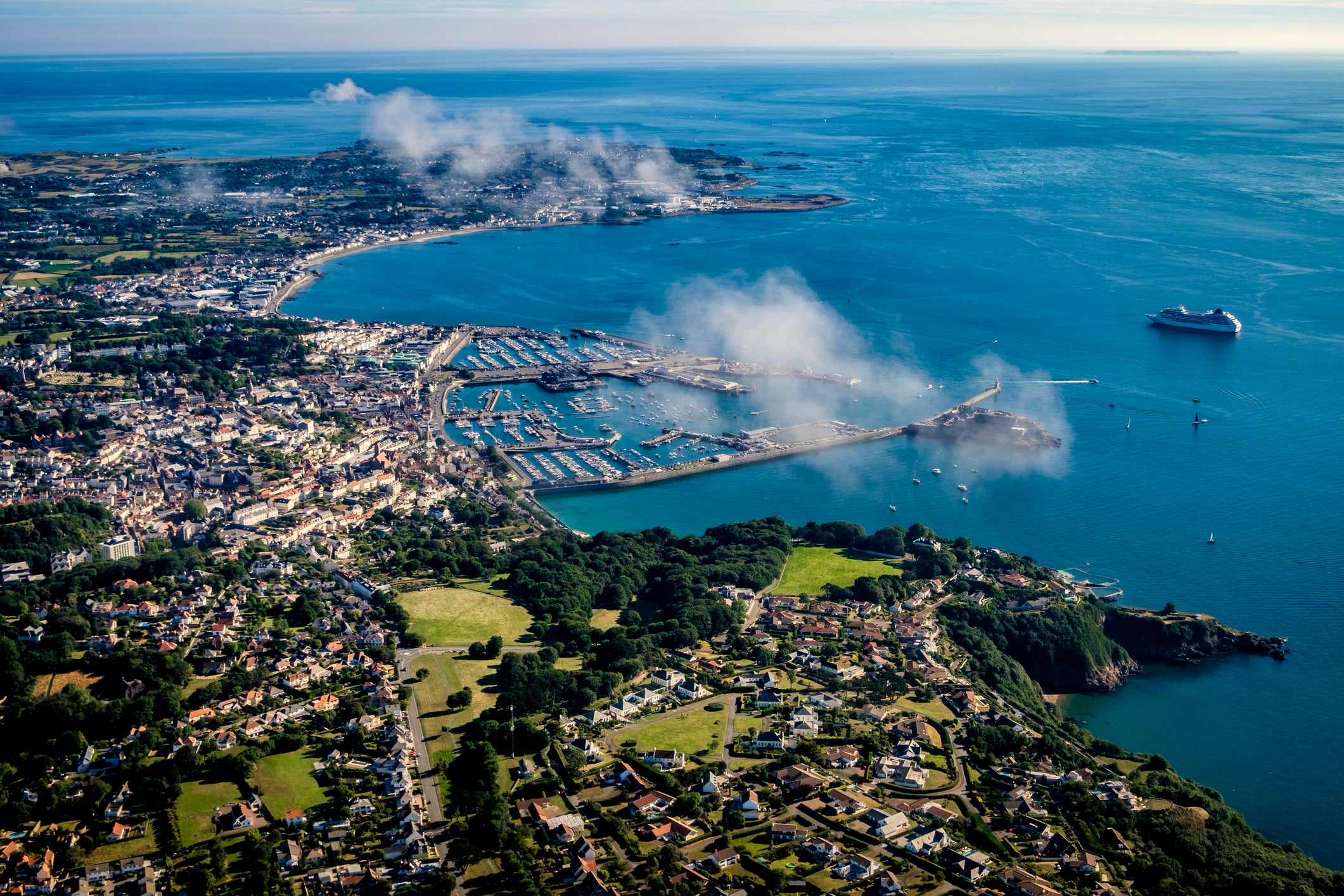 The airline was based in Guernsey