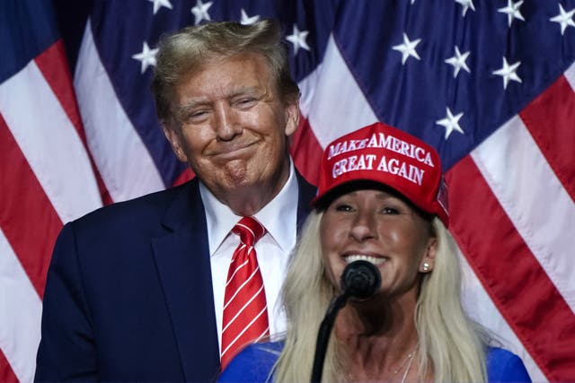 <p>El presidente Trump se peleó con su antigua aliada clave, la representante Marjorie Taylor Greene, que ha criticado abiertamente la gestión de la Casa Blanca en torno al escándalo de Jeffrey Epstein</p>