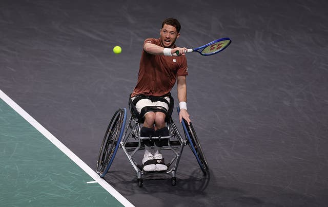 <p>Hewett is now a six-time singles finalist but could not add to his three titles</p>