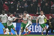 Last-gasp Troy Parrott hat-trick earns Republic of Ireland a World Cup play-off spot