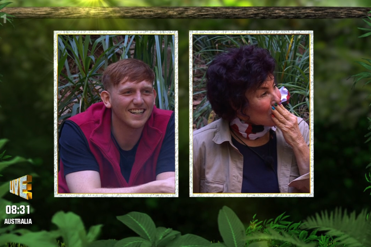 What Ruby Wax and Angryginge ate during first Im A Celeb Bushtucker trial