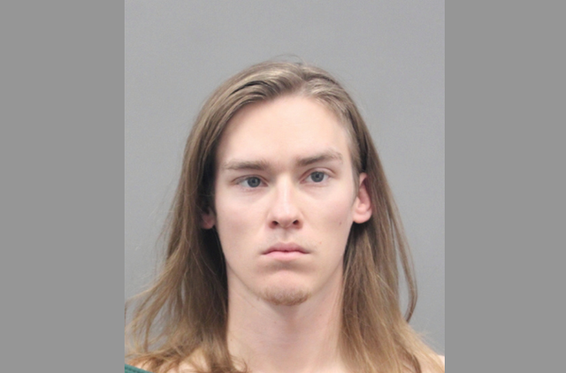 <p>Police say Tyler Matthew Johns, 22, fatally shot an 11-year-old boy during a road rage incident outside of Las Vegas</p>