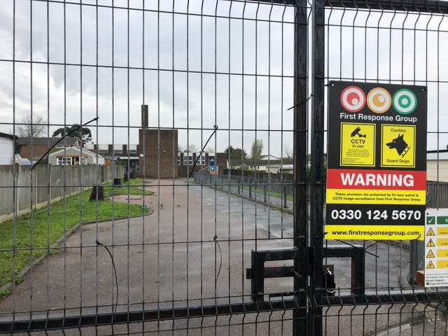 <p>The school buildings have been closed for nine years (Mike Whiting/PA)</p>