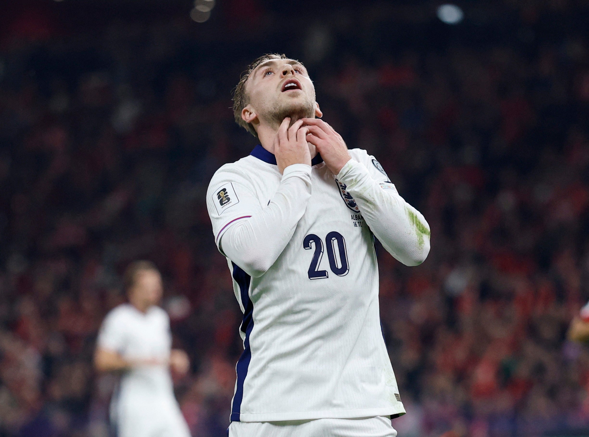 <p>Jarrod Bowen in action for England</p>