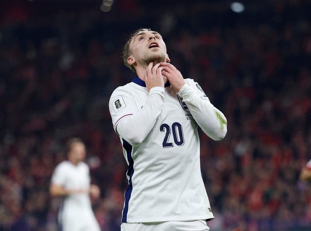 <p>Jarrod Bowen in action for England</p>