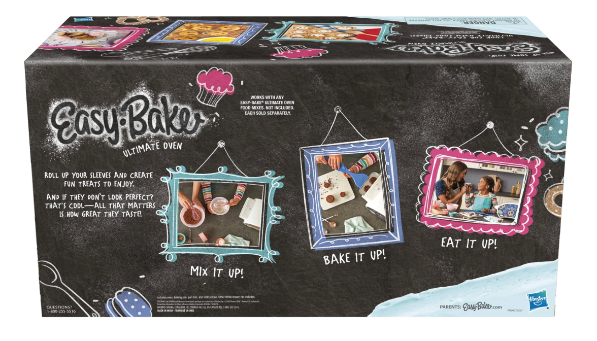 The toy oven that lets kids safely bake treats like cakes and cookies at home has been brought back by Just Play in partnership with Hasbro. Ovens are sold exclusively at Walmart