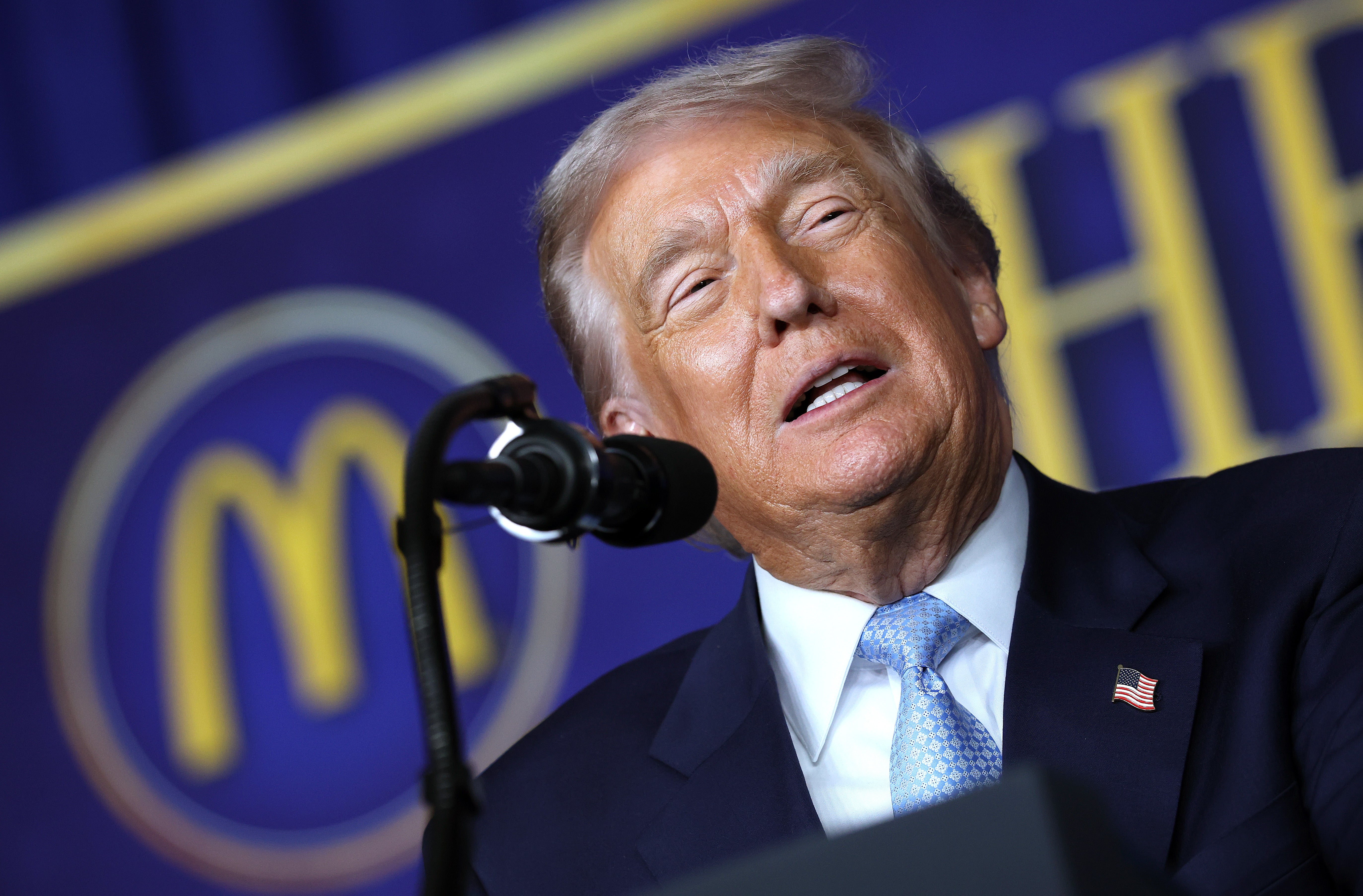 <p>Trump gave a speech at a McDonald’s summit where he talked about affordability.</p>