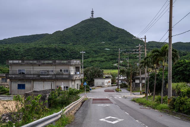 <p>File. A radar tower stands atop a hill overlooking a village on 13 April 2022 in Yonaguni, Japan. As Japan's westernmost inhabited island, just 111 kilometres away from Taiwan and located close to the disputed Senkaku Islands, Yonaguni has seen an increased military presence as the Japanese government looks to ward off Chinese activity in nearby territory claimed by both countries</p>