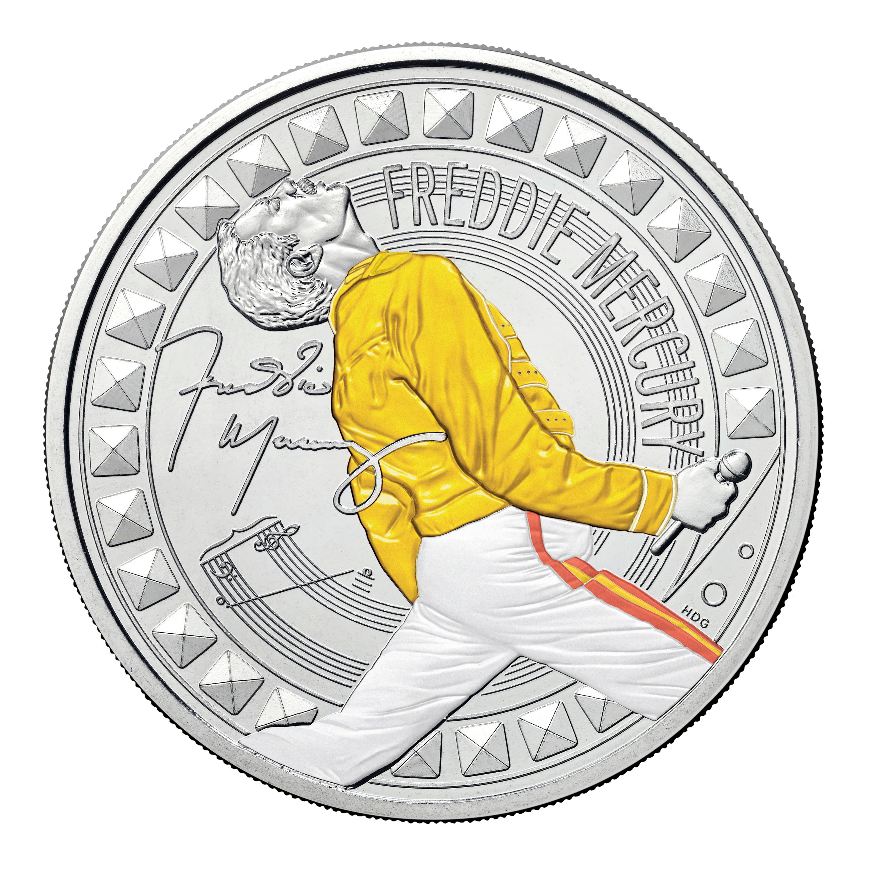 A closer look at the Freddie Mercury coin