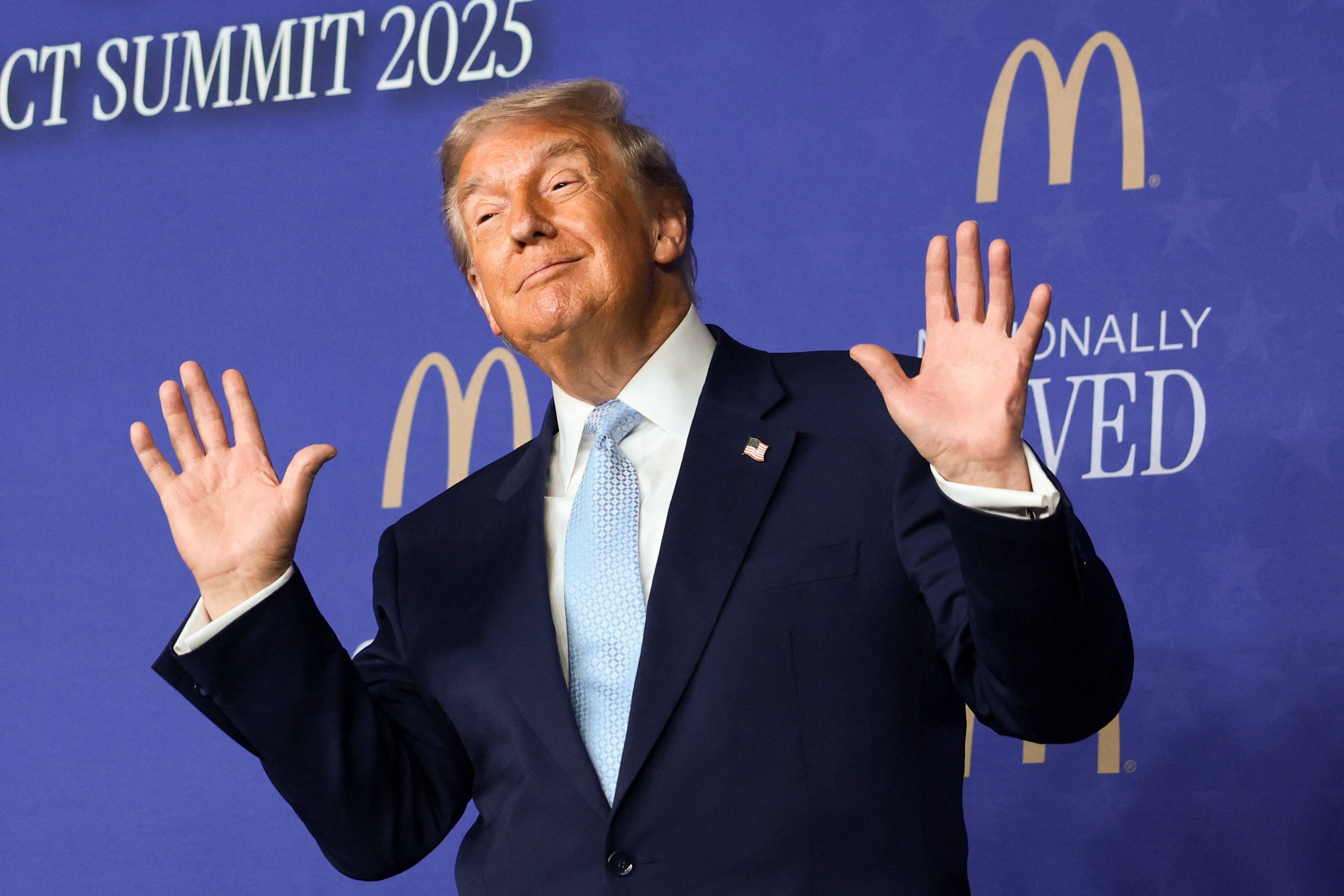 O presidente compareceu na segunda-feira na Cimeira de Impacto do McDonald's em Washington DC, sublinhando que a economia está perfeitamente bem e, de facto, melhor do que nunca.