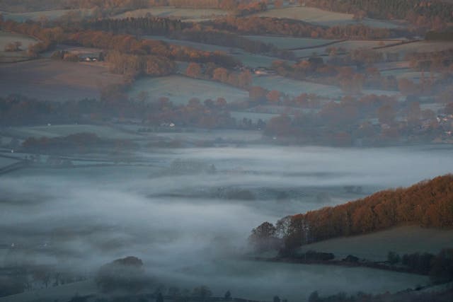 Cold Arctic air is expected to bring slippery conditions to the UK (Jacob King/PA)