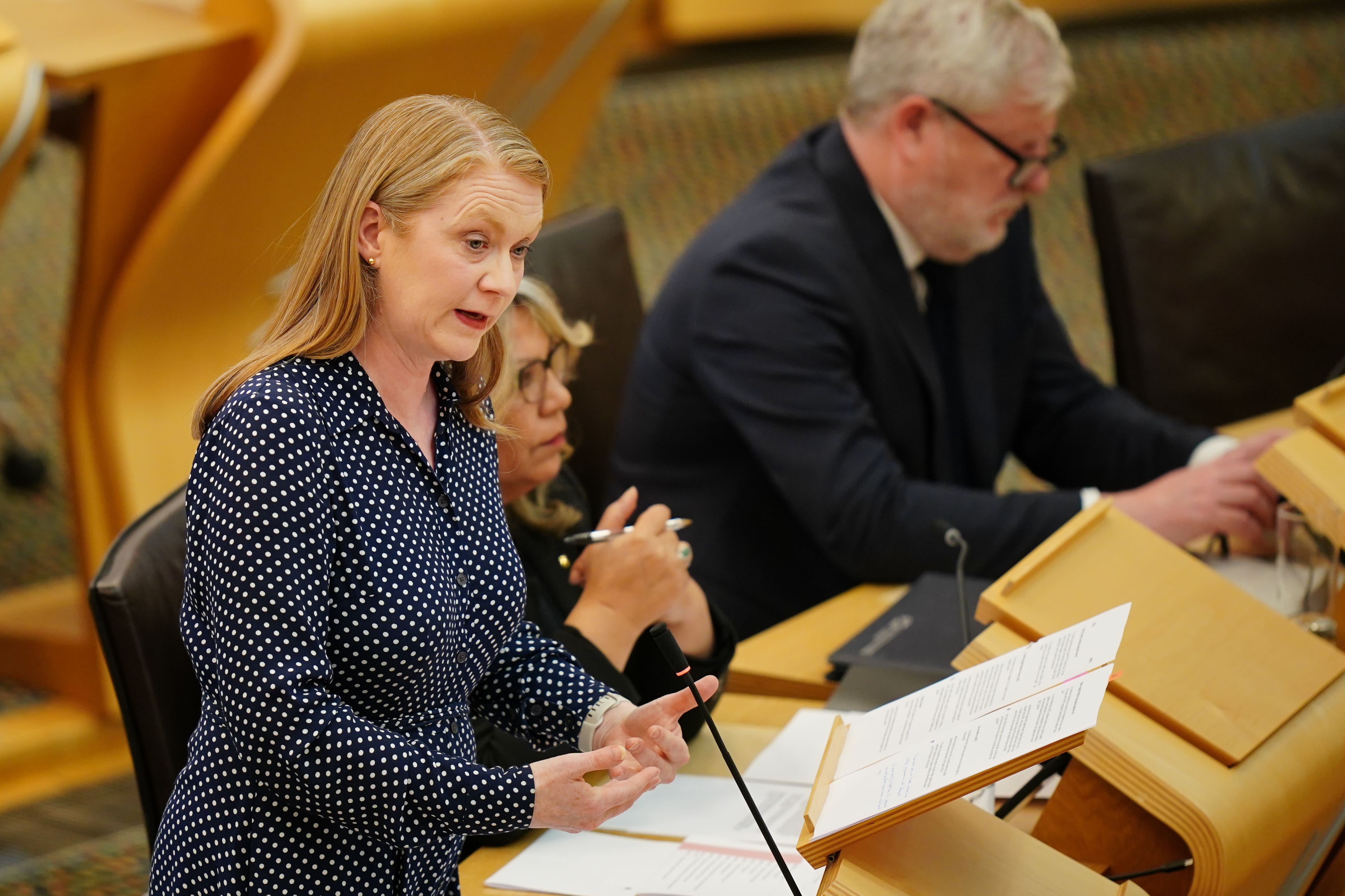 The Social Justice Secretary spoke on Tuesday (Jane Barlow/PA)