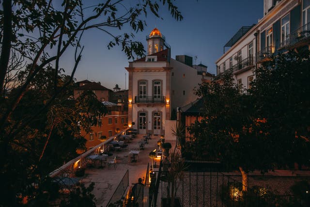 <p>Torel Palace is high up on the Lisbon hills, serving expansive views over the city</p>