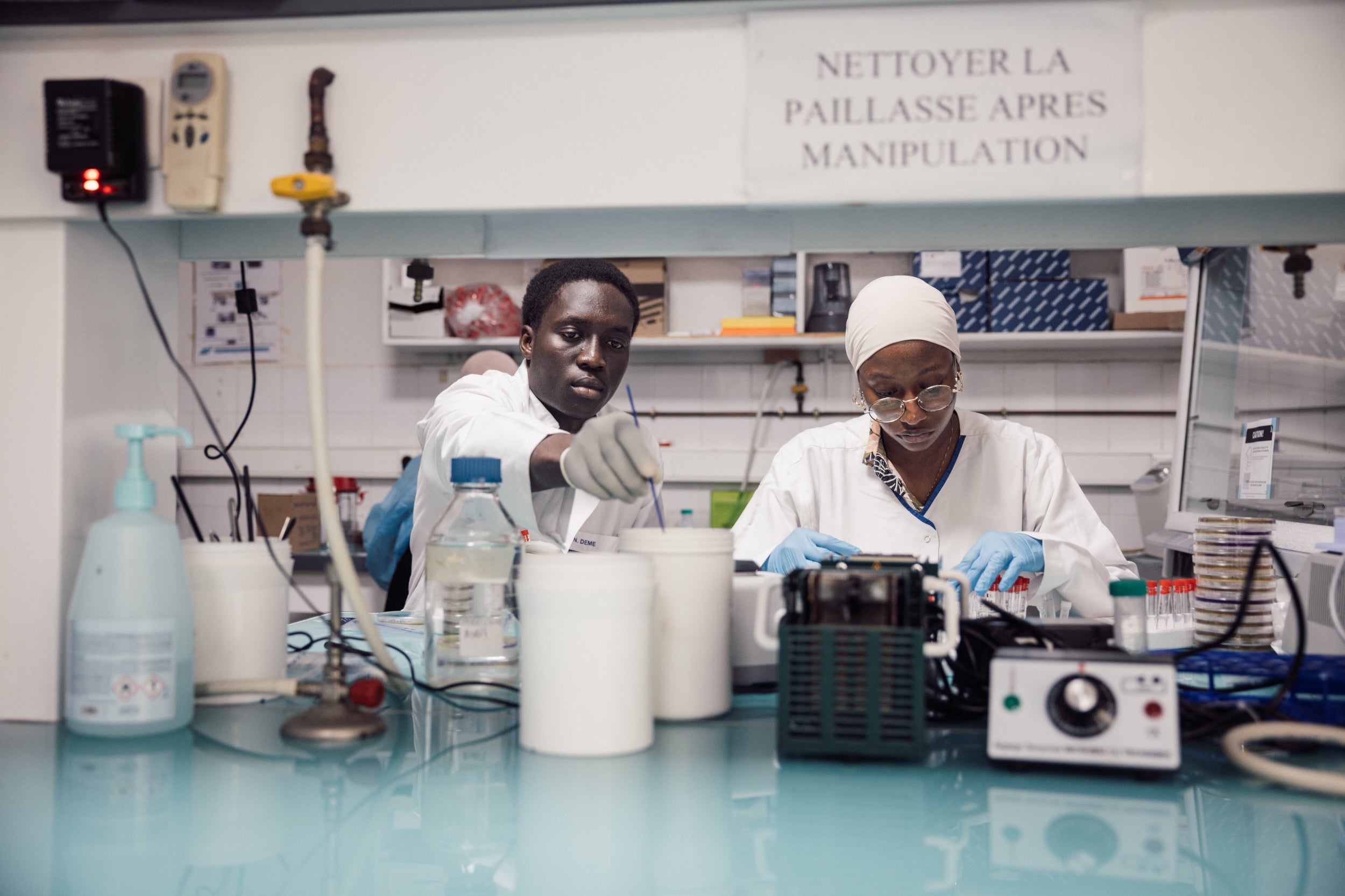 The lab is also on the lookout for Disease X - unknown bugs that could spark the next pandemic