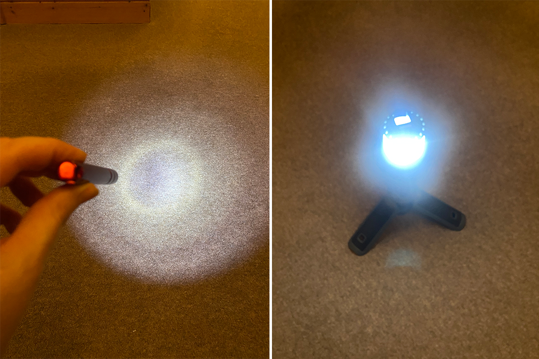 The torches were assessed on durability and the brightness of their beam