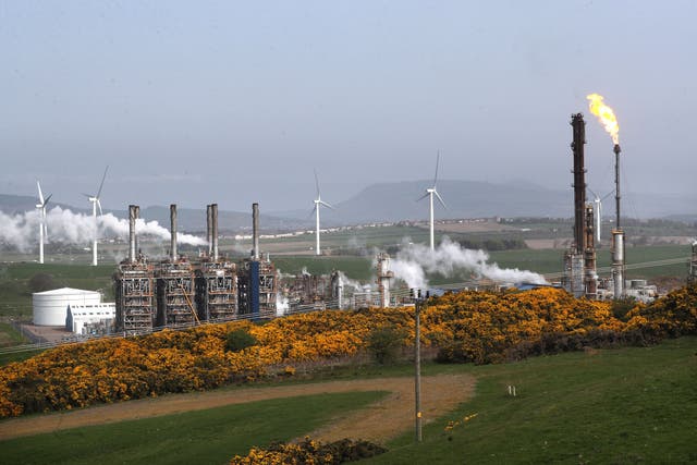 The Fife Ethylene plant is earmarked for closure in February (PA)