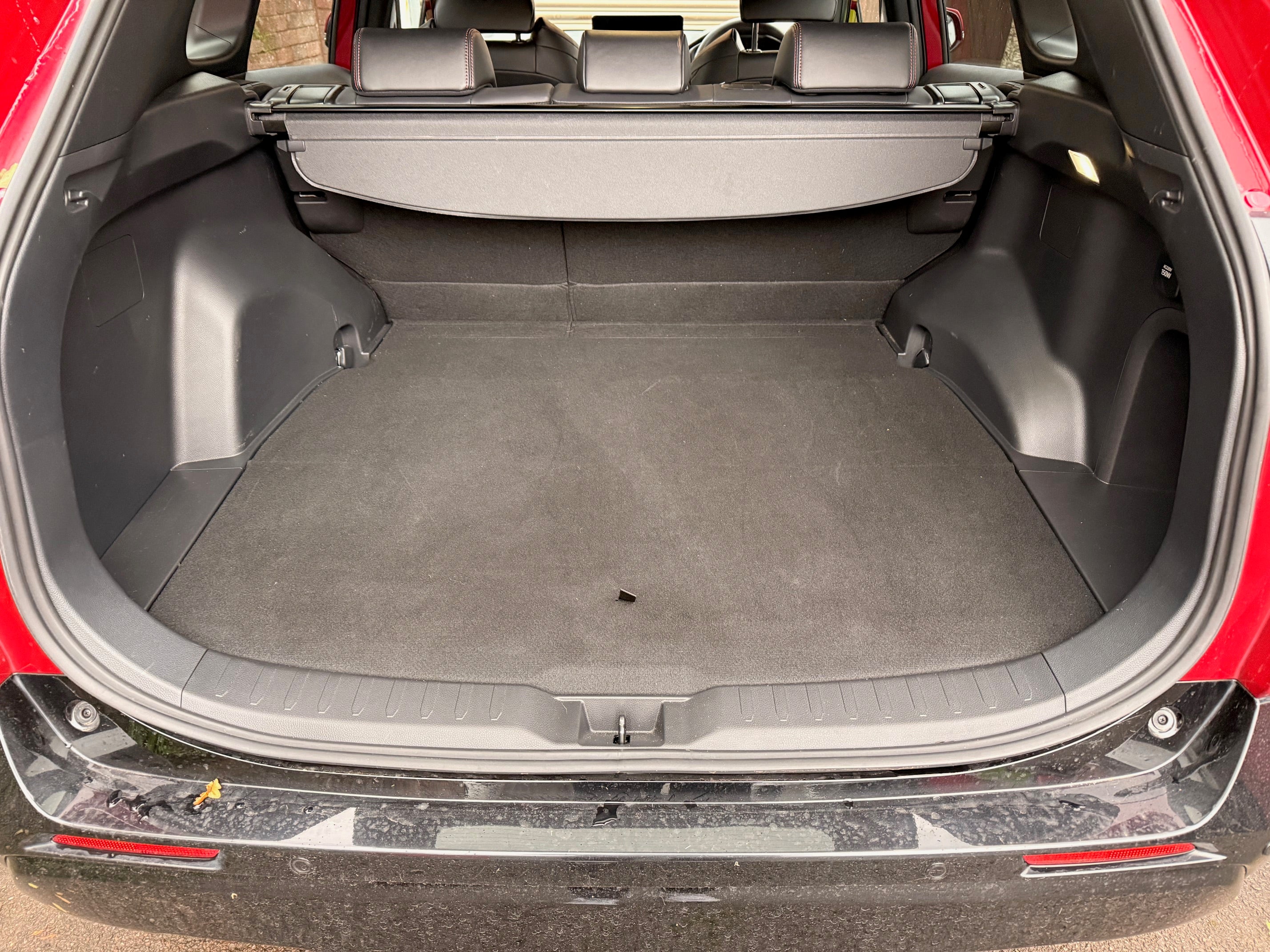 The boot is accessed via a powered tailgate with a kick function so it can be opened hands-free if carrying shopping bags
