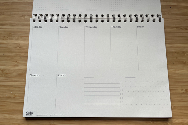 Best diary IndyBest review Coffee notes diary 