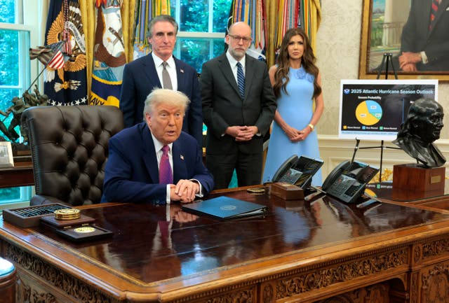 <p>President Trump’s administration is considering moving FEMA headquarters from Washington, D.C., to Texas to accommodate the state’s head of emergency services, whom they hope will lead the federal agency.</p>