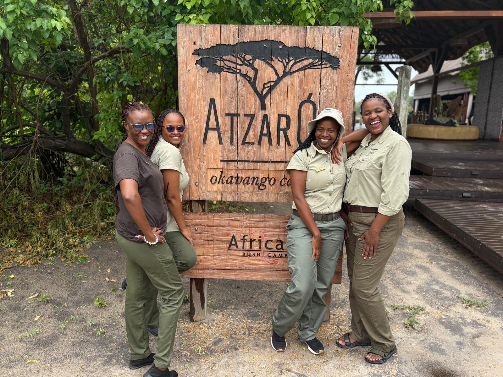 The staff at Atzaró Okavango make you feel like family
