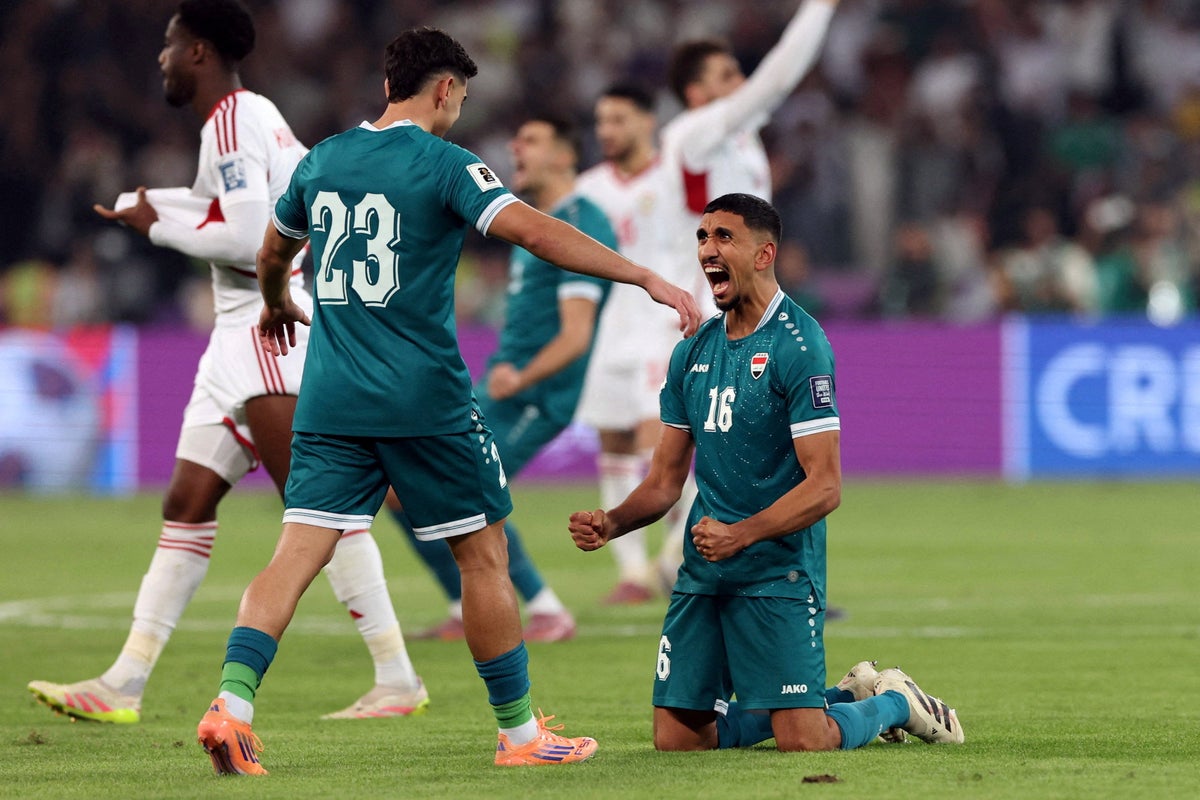 Iraq score in 17th minute of stoppage time to keep World Cup qualifying hopes alive