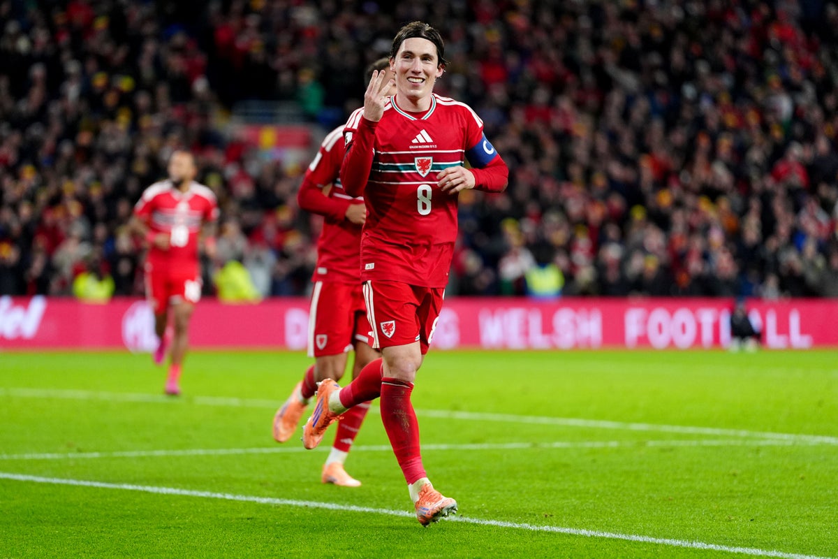 Harry Wilson hat-trick earns Wales home advantage for World Cup play-off semi
