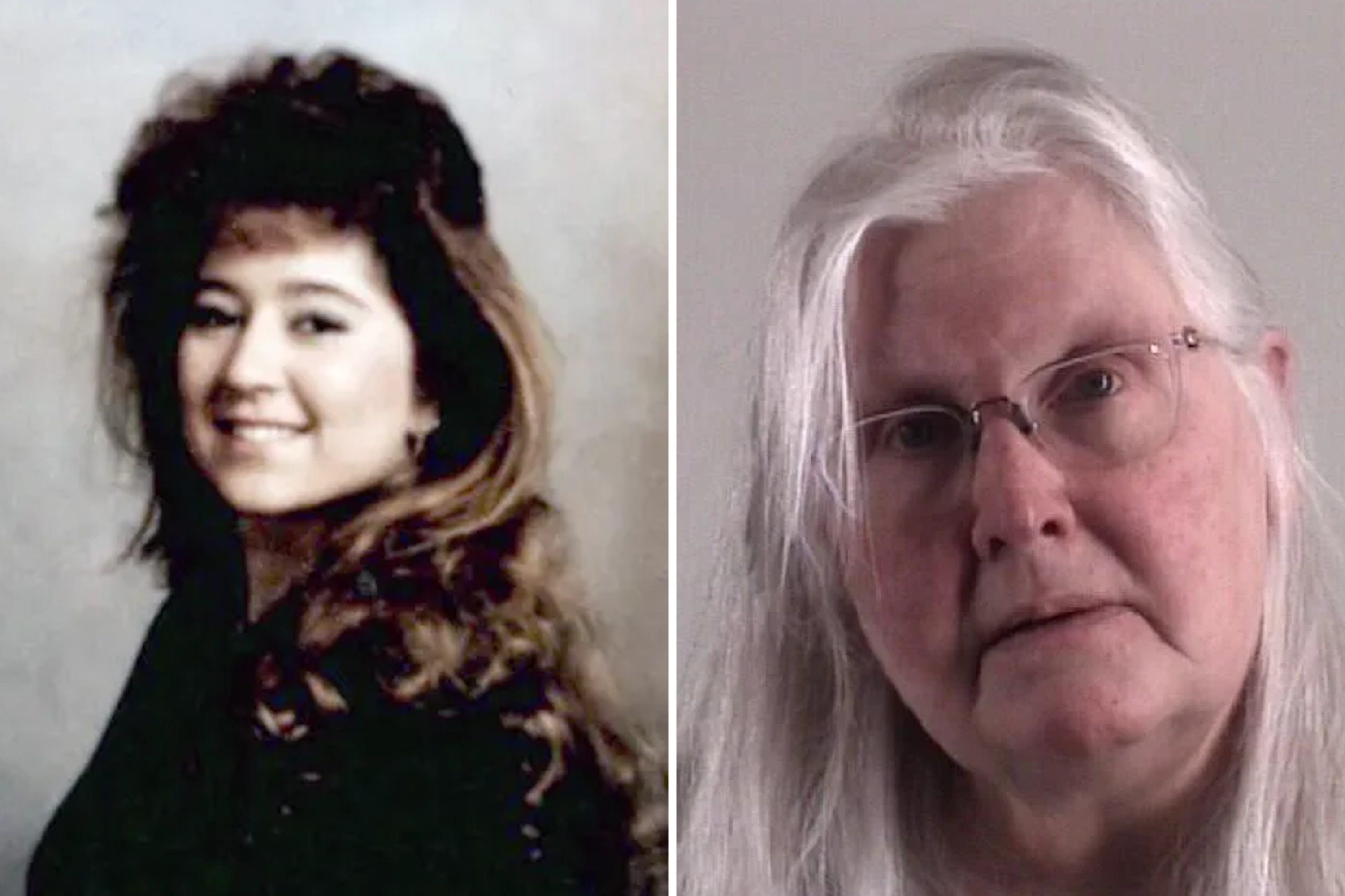 <p>Cynthia Gonzalez, left, was murdered in north Texas in 1991. Now police say Janie Perkins, right, was her killer</p>