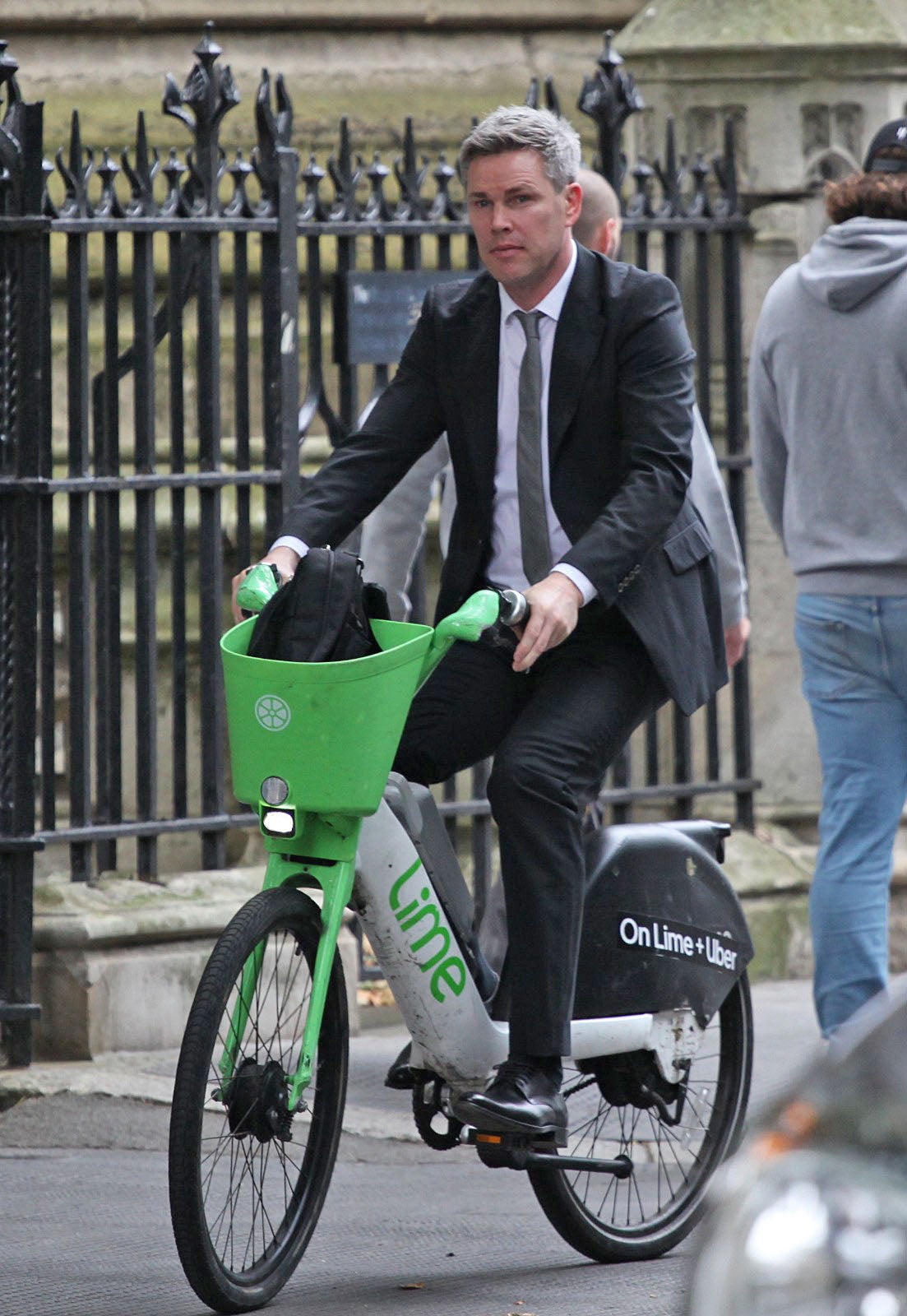 <p>Former Premier League star Steve Finnan leaving the High Court after a previous hearing in his dispute with solicitors Candey</p>