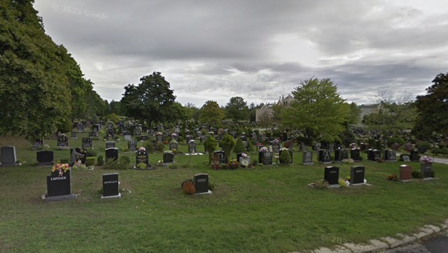 <p>Holy Sepulchre Catholic Cemetery in Burlington, Ontario was among the cemeteries where items were stolen from</p>