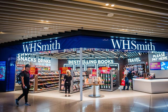 WH Smith chief executive Carl Cowling has stepped down after an investigation into an accounting blunder in its US division (Alamy/PA)