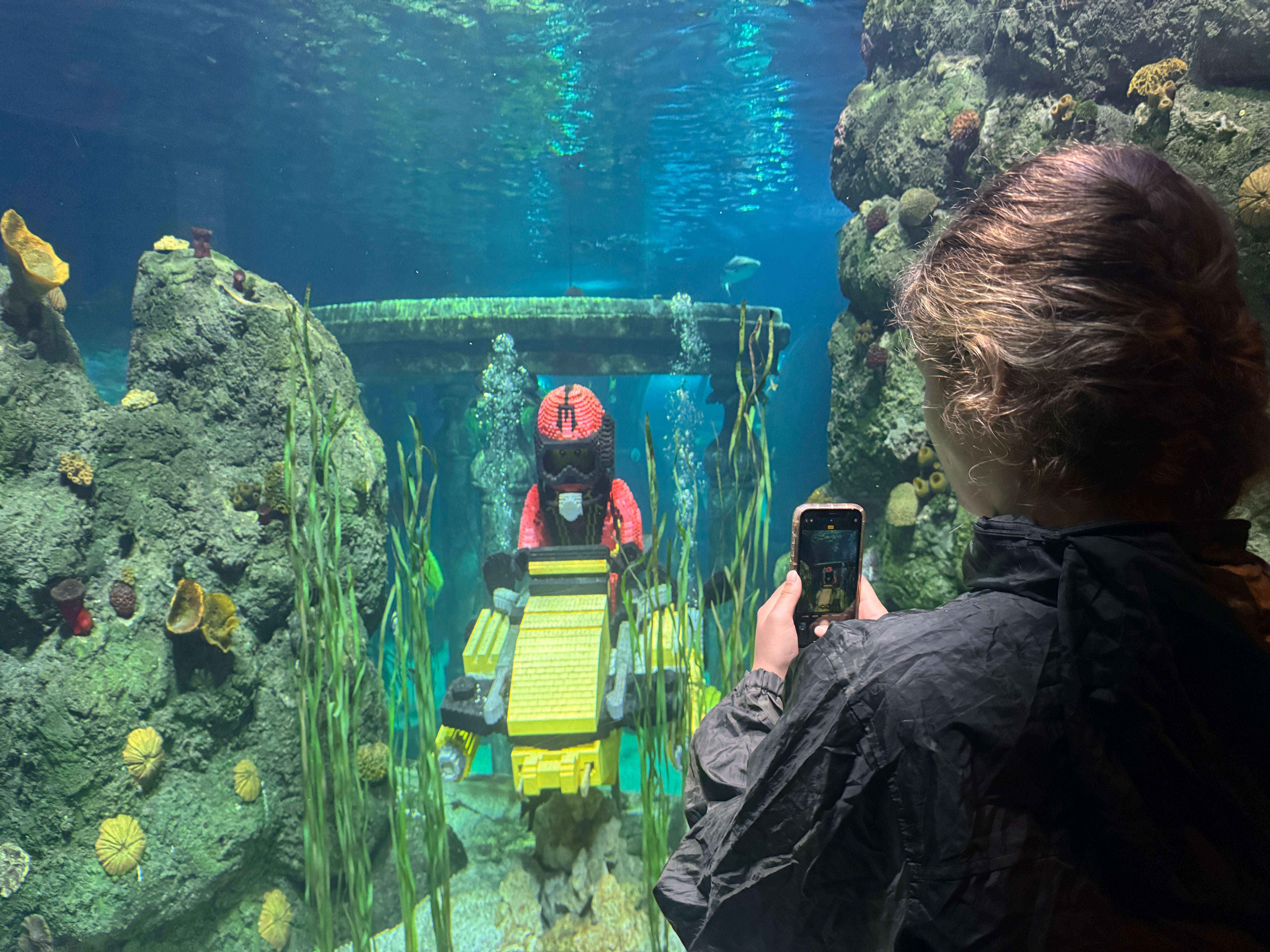 An 'under the sea creation' at Billund's Lego World