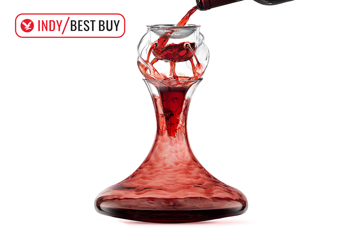 Best wine aerator Indybest review Brayden Studio final touch conundrum aerator and revolve decanter