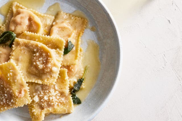 Food-Bastianich-Pumpkin Ravioli