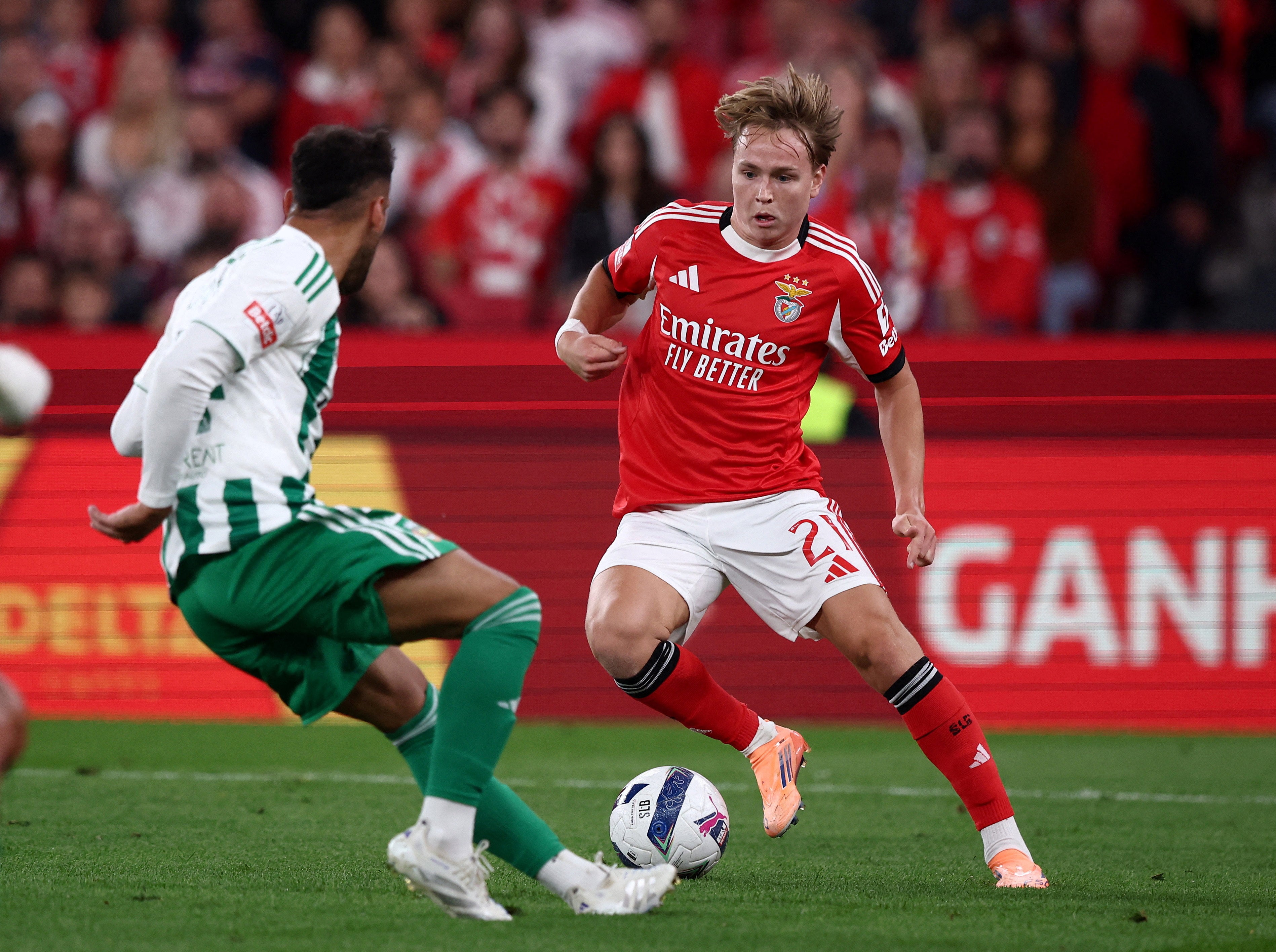 Andreas Sjeldarup joga no Benfica