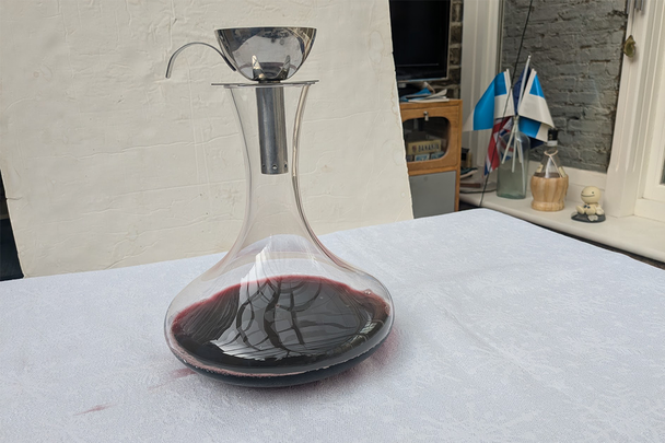 Best wine aerator IndyBest review Pulltex inox aerating funnel